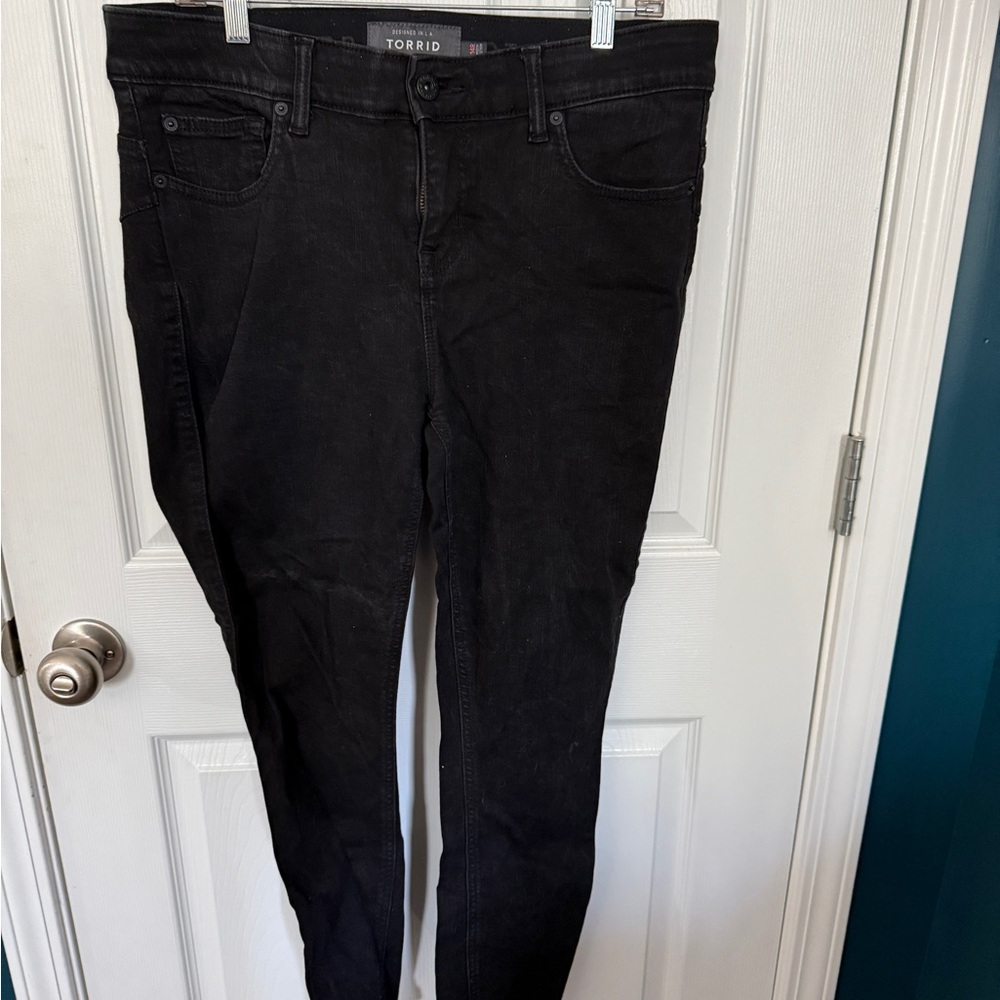 Torrid Women's Dark Black Skinny Jeans